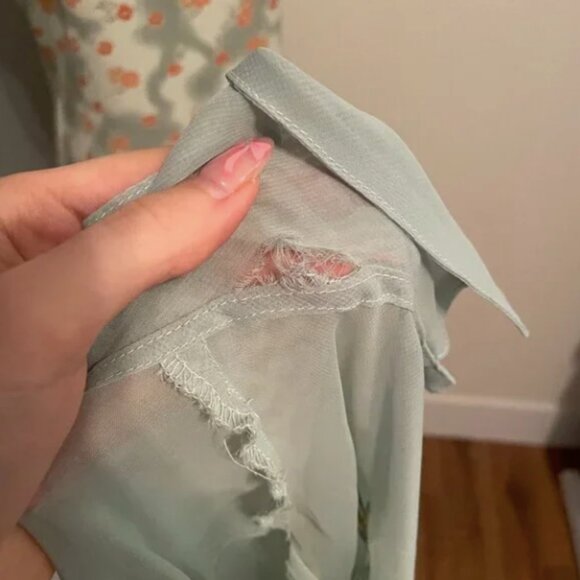 Vintage 90s Floral Midi Dress with Matching Top | Two-Piece Set - Picture 7 of 7